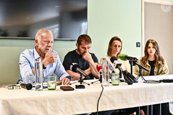 Conférence de presse de la famille de Jalil Narjissi à Agen, le 27 août 2024, après la disparition de M.Narjissi sur la plage de Diaz Beach en Afrique du Sud, le 7 août 2024