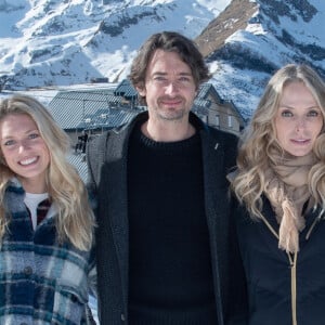 Aurore Delplace, Hubert Benhamdine, Fabrice Deville et Tonya Kinzinger assistent au Photocall de la serie Un Si Grand Soleil lors du 22e Festival des Creations Televisuelles de Luchon a Luchon, France le 08 Fevrier 2020.