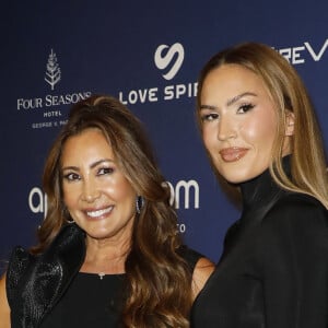 Maria Bravo et Vitaa au photocall de la 12ème édition de la soirée Global Gift Gala à l'hôtel Four Seasons George V à Paris le 5 octobre 2024. © Marc-Ausset Lacroix / Bestimage 