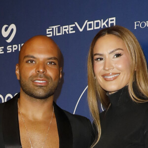 Saïd Boussif et Vitaa au photocall de la 12ème édition de la soirée Global Gift Gala à l'hôtel Four Seasons George V à Paris le 5 octobre 2024. © Marc-Ausset Lacroix / Bestimage 