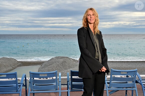 Sandrine Kiberlain au photocall pour le film "Sarah Bernhardt, La Divine " lors de la 6ème édition du festival Cinéroman à Nice. © Bebert / Jacovides / Bestimage