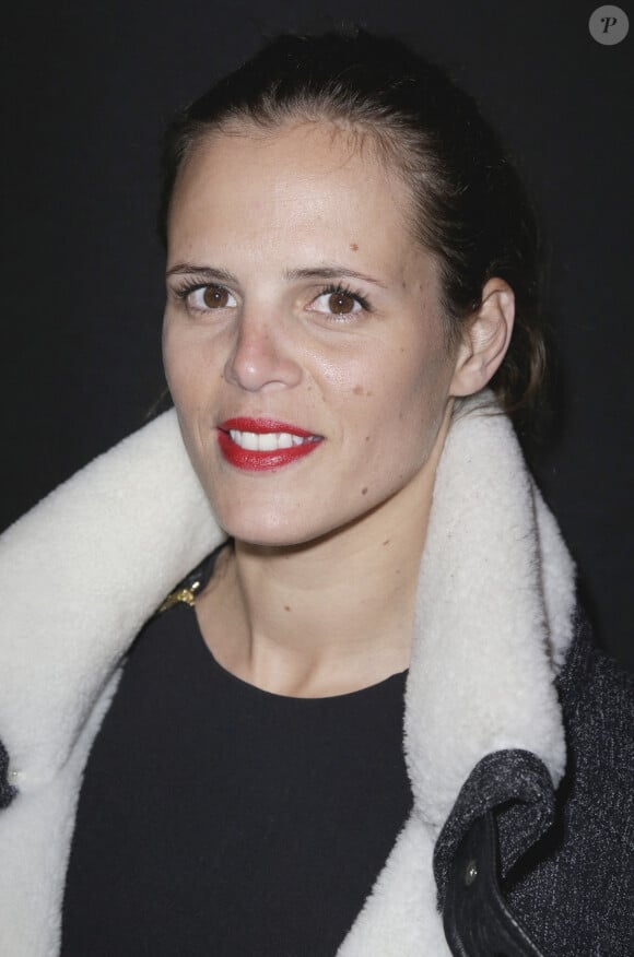 Laure Manaudou au premier rang du défilé de la collection prêt-à-porter automne-hiver 2014/2015 de Guy Laroche qui s'est tenu au Grand Palais à Paris, France, le 26 février 2014. Photo par Jerome Domine/ABACAPRESS.COM