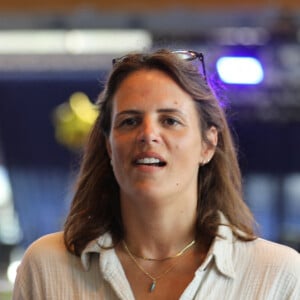 Laure Manaudou assiste aux championnats de France Élites en grand bassin de natation à Rennes, France, le 15 juin 2023. © Mickael Chavet/Zuma Press/Bestimage 