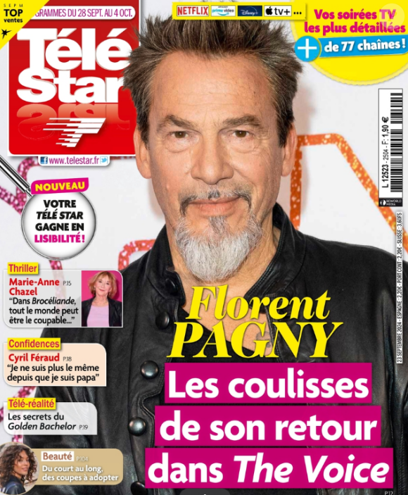 Couverture du magazine "Télé Star" du 23 septembre 2024