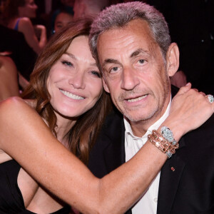 Qui semble nous avoir quittés

Carla Bruni-Sarkozy et son mari Nicolas Sarkozy - 19ème "Diner de la Mode" au bénéfice de Sidaction au Pavillon Cambon Capucines dans le cadre de la Fashion Week de Paris, France. . © Rachid Bellak / Bestimage