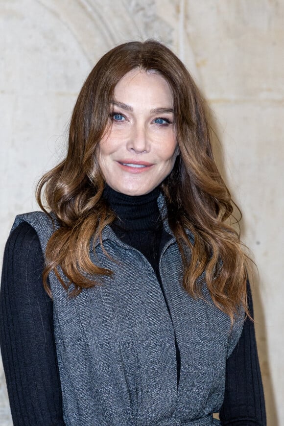 Carla Bruni-Sarkozy - Photocall au défilé de mode Haute-Couture Christian Dior au musée Rodin lors de la Fashion Week Printemps-été 2023 de Paris, France, le 23 janvier 2023. © Olivier Borde/Bestimage 