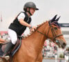 Elle rendait alors hommage à sa jument Valentine
Giulia Sarkozy - N.Sarkozy et sa femme C.Bruni viennent soutenir leur fille G.Sarkozy pendant l'épreuve Kids Cup L'Envol lors de la 10ème édition du "Longines Paris Eiffel Jumping" à la Plaine de Jeux de Bagatelle à Paris, France, le 21 juin 2024. © Perusseau-Veeren/Bestimage 