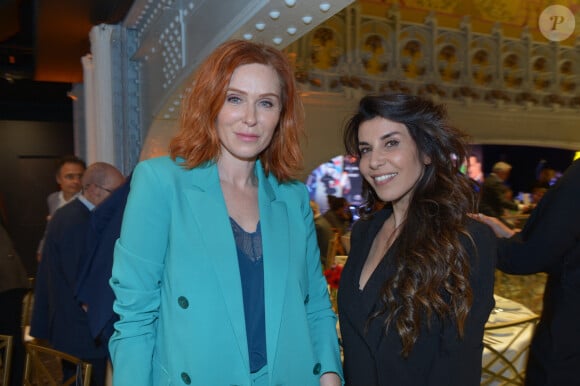 Audrey Fleurot, Reem Kherici - Dîner de charité Breitling à la Samaritaine pour l'association "Premiers de Cordée" à Paris le 4 avril 2024.  © Rachid Bellak/Bestimage 