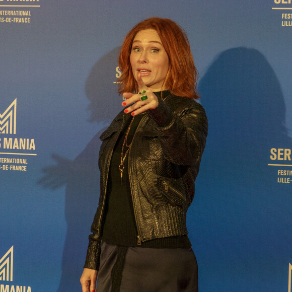 Audrey Fleurot pour la présentation de la saison 4 de la série HPI lors du Serie Mania Festival international Lille 2024, à Lille, France, le 16 mars 2024. © Stéphane Vansteenkiste/Bestimage 