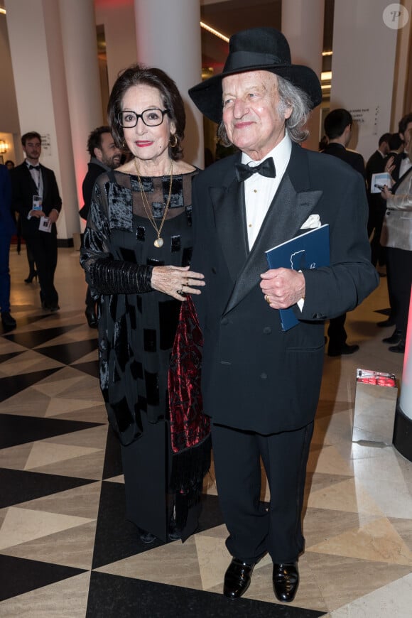 Nana Mouskouri et son mari André Chapelle - Arrivées à la 42ème cérémonie des César à la salle Pleyel à Paris le 24 février 2017. © Olivier Borde / Dominique Jacovides / Bestimage