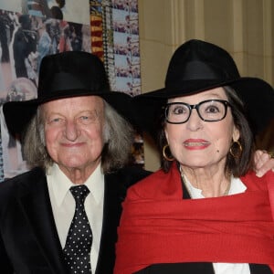 André Chapelle et sa femme Nana Mouskouri - Hommage rendu à l'acteur, réalisateur, scénariste et écrivain français Jean-Claude Brialy à l'occasion du 10ème anniversaire de sa mort au CNC (Centre National du Cinéma et de l'Image Animée) à Paris, France, le 20 novembre 2017. © Coadic Guirec/Bestimage