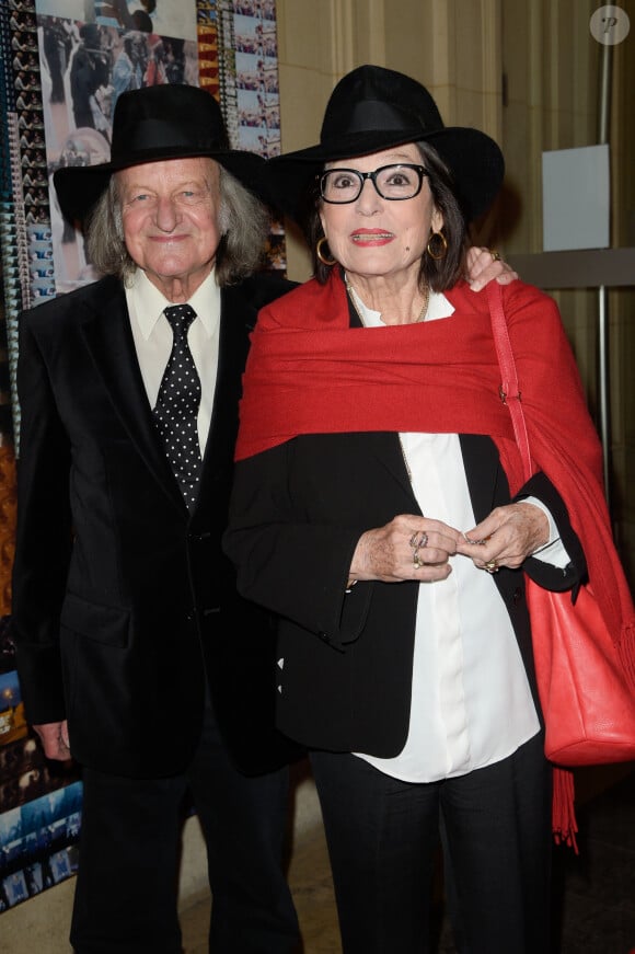 André Chapelle et sa femme Nana Mouskouri - Hommage rendu à l'acteur, réalisateur, scénariste et écrivain français Jean-Claude Brialy à l'occasion du 10ème anniversaire de sa mort au CNC (Centre National du Cinéma et de l'Image Animée) à Paris, France, le 20 novembre 2017. © Coadic Guirec/Bestimage