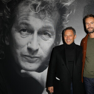 Exclusif - Marc-Olivier Fogiel et son mari François Roelants - People à la générale de l'opéra-rock "Starmania" à la Seine Musicale de Boulogne-Billancourtle 8 novembre 2022.© Dominique Jacovides-Coadic Guirec/Bestimage