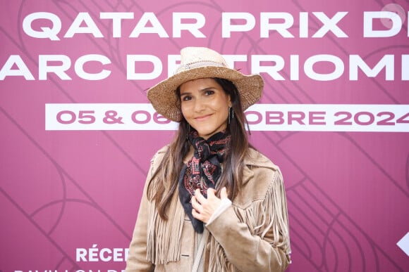 en début d'année.
Joyce Jonathan au prix Qatar Arc de Triomphe à l'Hippodrome de Longchamp le 6 octobre 2024 © Rachid Bellak / Bestimage 