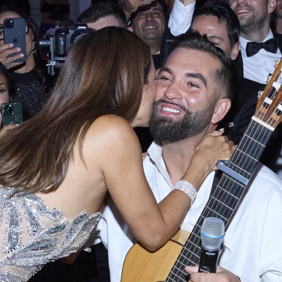 Exclusif - Eva Longoria, Kendji Girac - 12ème édition de la soirée Global Gift Gala à l'hôtel Four Seasons George V à Paris le 5 octobre 2024.