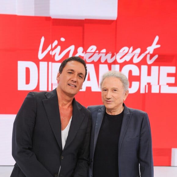 Exclusif - Dany Brillant et Michel Drucker - Enregistrement de l'émission Vivement dimanche, présentée par M.Drucker et diffusée le 13 octobre 2024 sur France 3. © Guillaume Gaffiot / Bestimage 