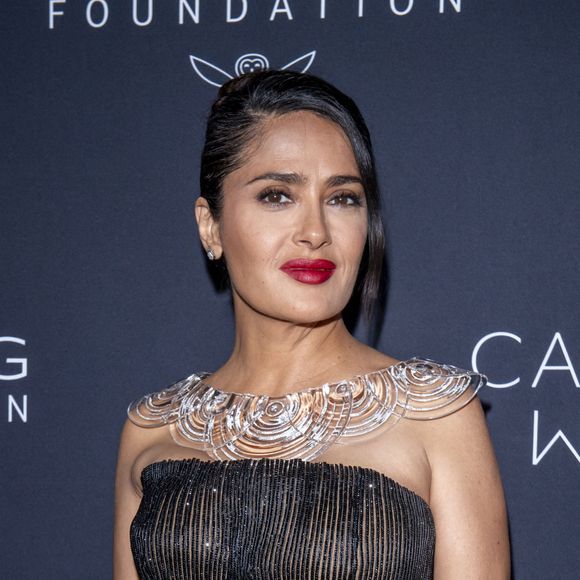 Salma Hayek a récemment partagé plusieurs photos sur Instagram montrant son beau-fils Augustin
Salma Hayek assiste au 3e dîner annuel de Kering pour les femmes à The Pool à New York.  © Ron Adar/TheNEWS2 via ZUMA Press Wire/Bestimage