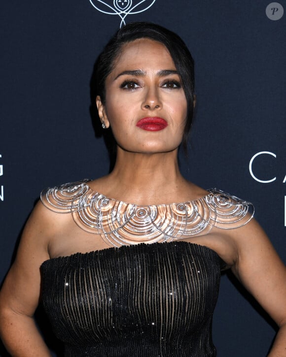 New York, États-Unis : Salma Hayek assiste au troisième dîner annuel de la Fondation Kering pour les femmes à The Pool à New York. Le 9 septembre 2024. © Photo Image Press / Zuma Press / Bestimage