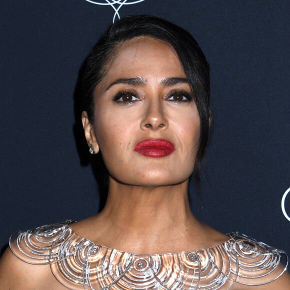 New York, États-Unis : Salma Hayek assiste au troisième dîner annuel de la Fondation Kering pour les femmes à The Pool à New York. Le 9 septembre 2024. © Photo Image Press / Zuma Press / Bestimage