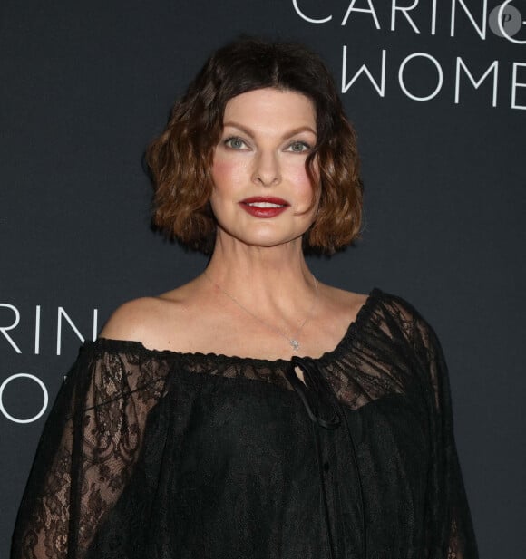 Linda Evangelista lors du 3e dîner annuel de la Fondation Kering consacré aux femmes, qui s'est tenu à The Pool. @Nancy Kaszerman/ZUMA Press Wire/+Bestimage