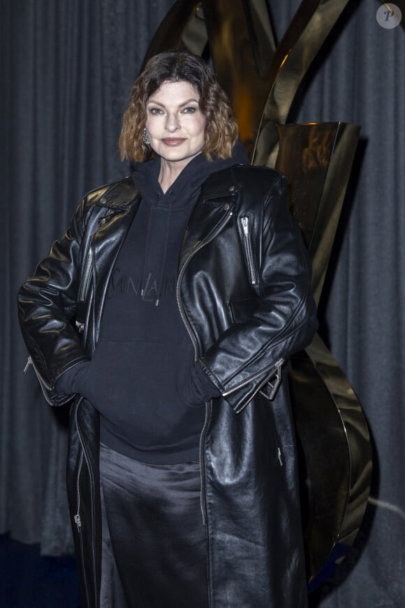 Linda Evangelista - Photo Call pour Le Défilé -Saint Laurent lors de la Fashion Week à Paris le 24 septembre 2024. © Olivier Borde /Bestimage 