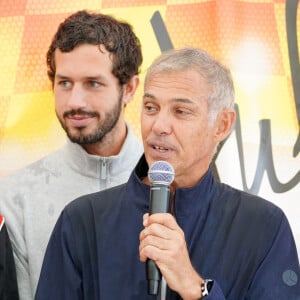 Exclusif - Victor Belmondo, Paul Belmondo - Jour 3 - lors du marathon Karting Jules Bianchi au circuit Paul Ricard au Castellet le 8 septembre 2024.© Anne-Sophie Guebey via Bestimage 