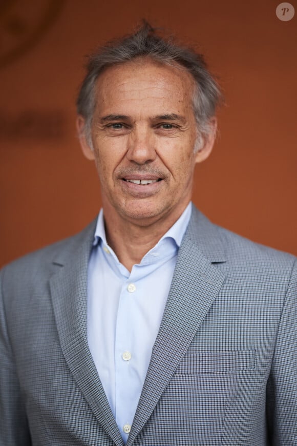 Paul Belmondo au village lors des Internationaux de France de tennis de Roland Garros 2024 à Paris. Le 5 juin 2024. © Jacovides-Moreau/Bestimage 