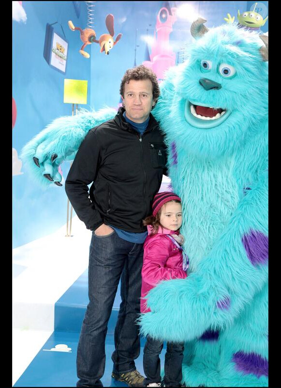 Fabien Galthié a eu l'immense privilège de rencontrer les stars des Studios Pixar à Euro Disney le 27 mars 2010