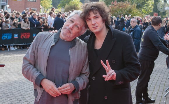 Alain Chabat et Vincent Lacoste - Avant-première du film "L'amour Ouf" au Kinepolis de Lomme près de Lille le 13 octobre 2024. © Stéphane Vansteenkiste/Bestimage 