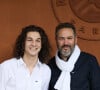 Sur YouTube, il publie des vidéos de sa musique.
Noé Toussaint et son père Bruce Toussaint - Les célébrités au village lors des Internationaux de France de tennis de Roland Garros 2024 à Paris. Le 5 juin 2024. © Jacovides-Moreau/Bestimage