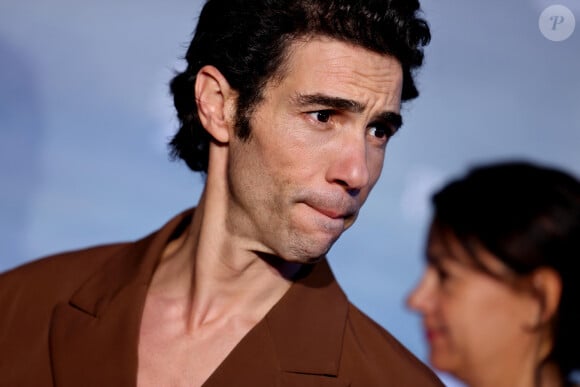 "Elle me connaît. Et puis, quand je suis là, je suis vraiment là." Tahar Rahim a conscience de l'importance de Leïla Bekhti dans sa vie.
Tahar Rahim pour le film "Monsieur Aznavour" - Arrivées de la soirée de clôture de la 6ème édition du festival Cinéroman à Nice, France, le 5 octobre 2024. © Bebert-Jacovides/Bestimage