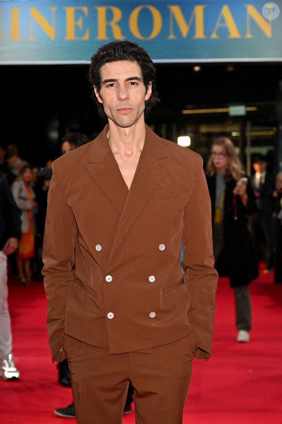 Tahar Rahim pour le film "Monsieur Aznavour" - Arrivées de la soirée de clôture de la 6ème édition du festival Cinéroman au cinéma Pathé Gare du Sud à Nice, France, le 5 octobre 2024.  © Bebert-Jacovides/Bestimage
