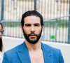 Mercredi prochain, c'est Monsieur Aznavour, un biopic signé Grand Corps Malade et Mehdi Idir, qui risque bien d'attirer les foules.
Tahar Rahim - Sorties du défilé de mode Homme printemps-été Louis Vuitton dans la cour Carrée du Louvre à Paris, France, © Veeren-Clovis/Bestimage