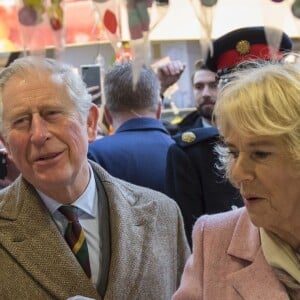 Camilla Parker Bowles et le prince Charles en visite à Halifax le 16 février 2018