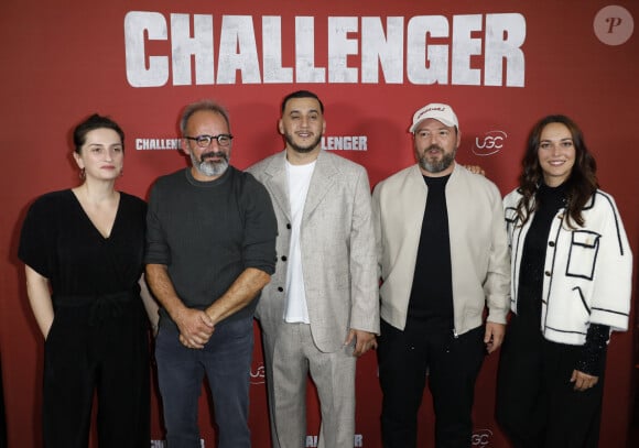 Marie Lanchas, David Salles, Soso Maness, Alban Ivanov, Audrey Pirault - Avant-première du film "Challenger" à l'UGC Ciné Cité Les Halles à Paris le 15 octobre 2024. © Marc Ausset-Lacroix/Bestimage