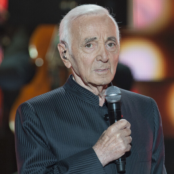 "Monsieur Aznavour" sort au cinéma ce mercredi
Exclusif - Charles Aznavour - Enregistrement de l'émission "Dernier Show" de Michel Sardou. © Pierre Perusseau / Bestimage