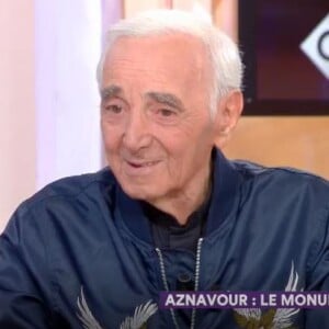 Où il produisait sa propre huile d'olive 
Charles Aznavour invité de "C à vous" le vendredi 28 septembre 2018 - France 5