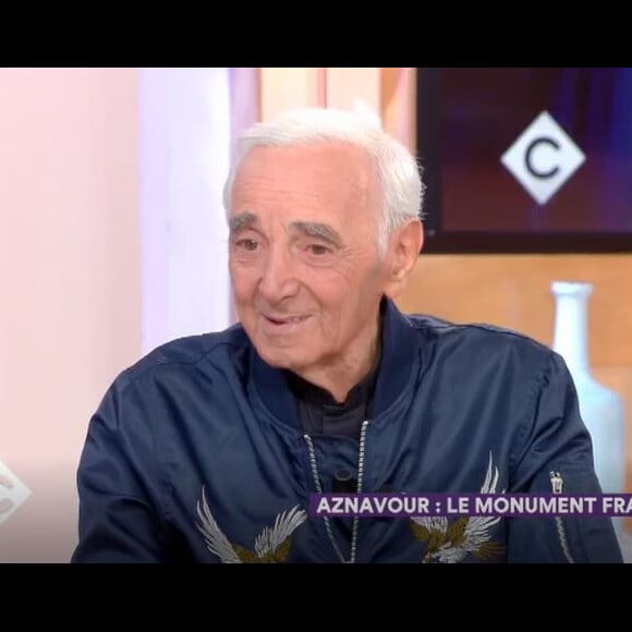 Où il produisait sa propre huile d'olive 
Charles Aznavour invité de "C à vous" le vendredi 28 septembre 2018 - France 5