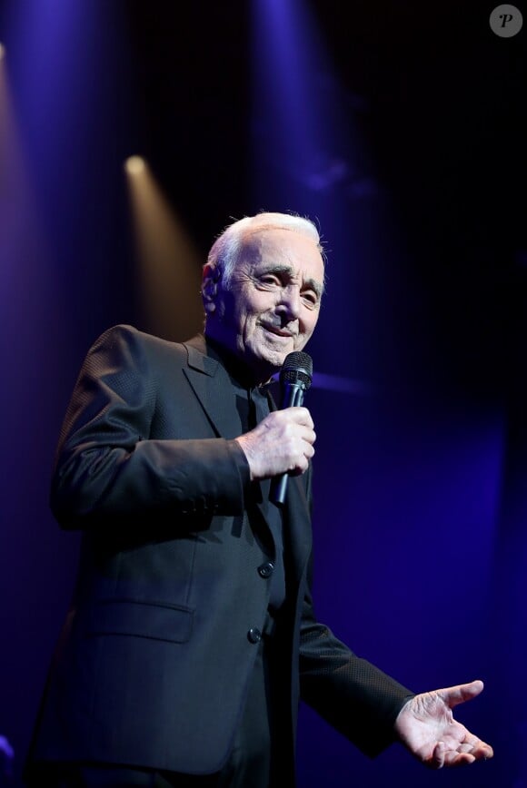 Une propriété qui est aujourd'hui disponible à la location 
Charles Aznavour - Première représentation de Charles Aznavour au Palais des Sports à Paris le 15 septembre 2015.