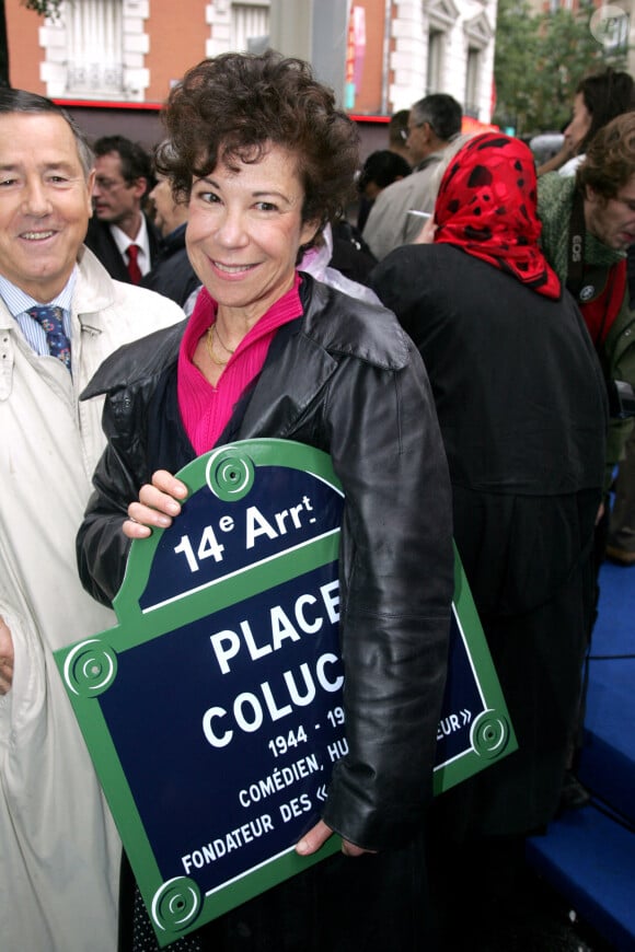 Véronique Colucci assiste à la cérémonie d'ouverture de la Place Coluche à Paris, France, le 29 octobre 2006. Photo par Mousse/ABACAPRESS.COM