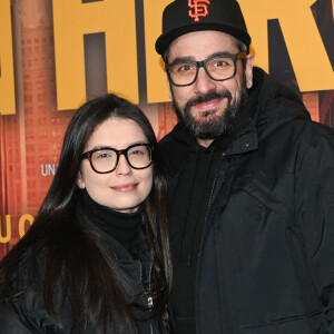 Lucie Bernardoni et son (ex) mari Patrice Maktav - Avant-première du film "Mon héroïne" au cinéma UGC Normandie à Paris le 12 décembre 2022. © Coadic Guirec/Bestimage