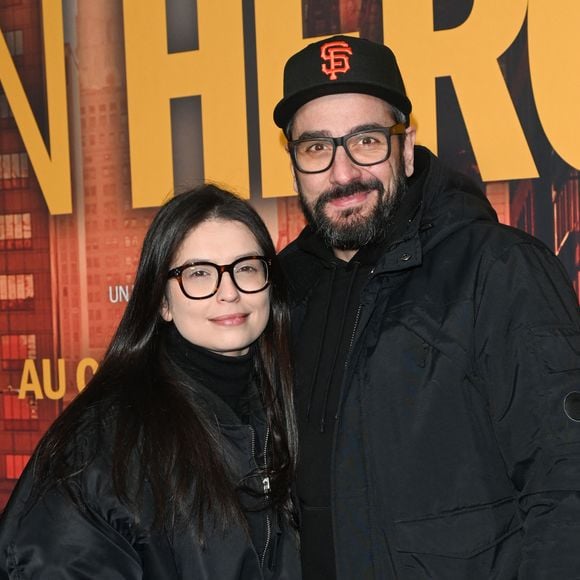 Lucie Bernardoni et son (ex) mari Patrice Maktav - Avant-première du film "Mon héroïne" au cinéma UGC Normandie à Paris le 12 décembre 2022. © Coadic Guirec/Bestimage
