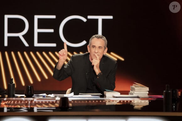 Exclusif - Thierry Ardisson - Enregistrement de l'émission "On Est En Direct" (OEED), présentée par L.Ruquier, diffusée sur France 2 le 6 mars © Jack Tribeca / Bestimage 