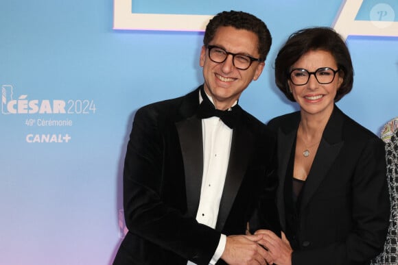 Maxime Saada, Rachida Dati, ministre de la Culture - Photocall de la 49ème édition de la cérémonie des César à l'Olympia à Paris le 23 février 2024 © Dominique Jacovides / Olivier Borde / Bestimage 