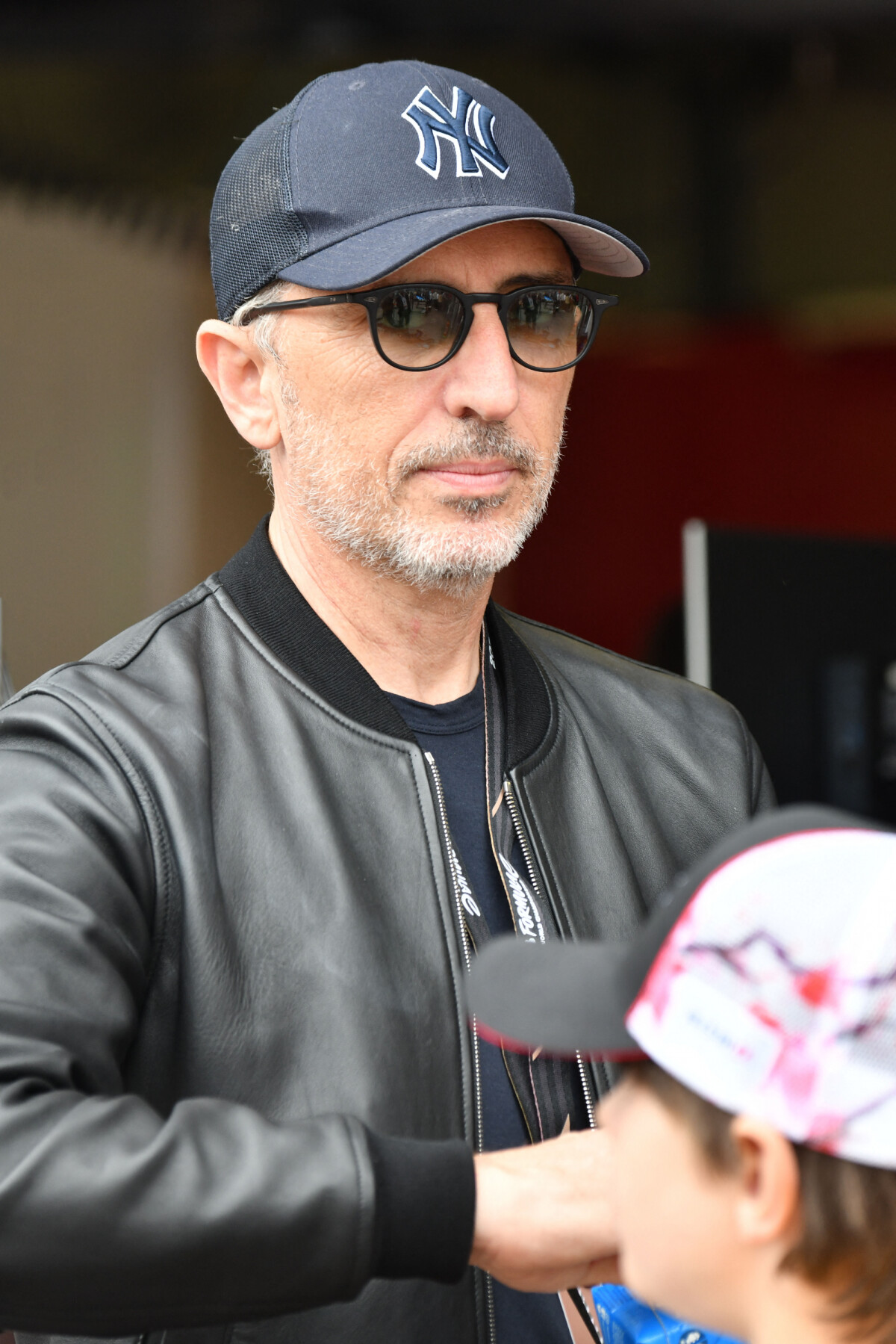 Photo Gad Elmaleh au stand Nissan durant le 6eme Monaco EPrix à