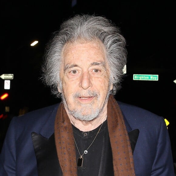 Beverly Hills, CA - EXCLUSIF - Les acteurs Al Pacino et Leonardo DiCaprio ont été aperçus à la sortie du restaurant Cipriani à Beverly Hills après un long dîner de quatre heures. Sur la photo : Al Pacino