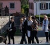 Fanny Groll, mère de Lina, arrive à l'église Saint-Arnould à Plaine pour les obsèques de sa fille, le 25 octobre 2024. Photo by Christoph de barry/ABACAPRESS.COM