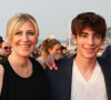 Amanda Sthers a pris la décision de s'envoler pour Los Angeles avec ses fils. 
Amanda Sthers et Léon Hesby sur le tapis rouge du prix du court métrage lors du 37ème festival du film de Cabourg, à Cabourg, France. © Coadic Guirec/Bestimage