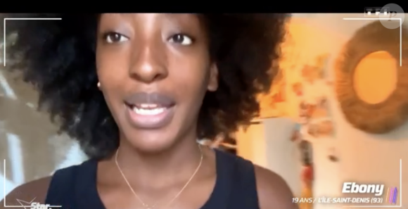 Ebony, nouvelle candidate de la "Star Academy" sur TF1