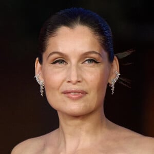 Rome, ITALY - Laetitia Casta assiste au tapis rouge de « INTERNATIONAL COMPETITION JURY PROGRESSIVE CINEMA » Robe Celine Couture Bijoux Damiani Pictured : LAETITIA CASTA